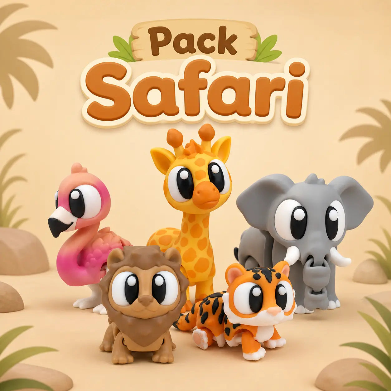 La Gran Sabana pack figuras articuladas | Wompy Pals